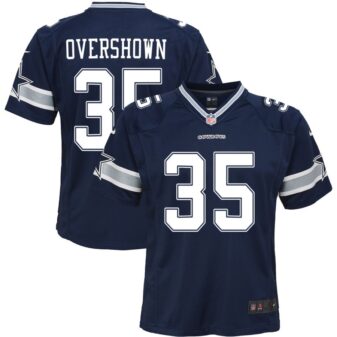 DeMarvion Overshown Youth Nike Navy Dallas Cowboys Custom Game Jersey