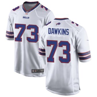 Dion Dawkins Men's Nike White Buffalo Bills Custom Game Jersey