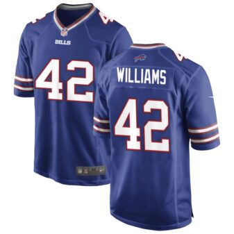 Dorian Williams Men's Nike Royal Buffalo Bills Custom Game Jersey