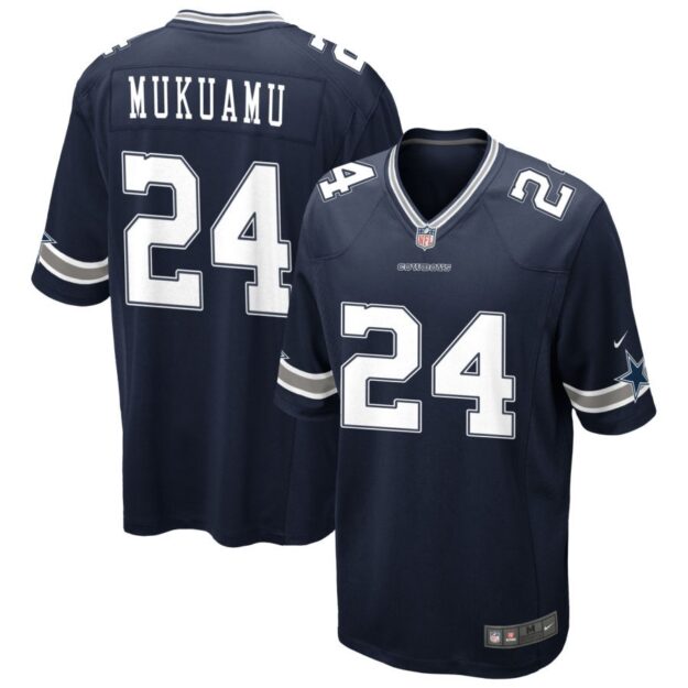 Israel Mukuamu Men's Nike Navy Dallas Cowboys Custom Game Jersey