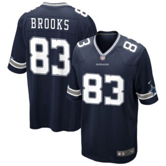 Jalen Brooks Men's Nike Navy Dallas Cowboys Custom Game Jersey