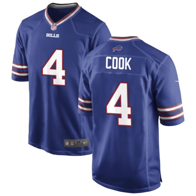 James Cook Men's Nike Royal Buffalo Bills Custom Game Jersey