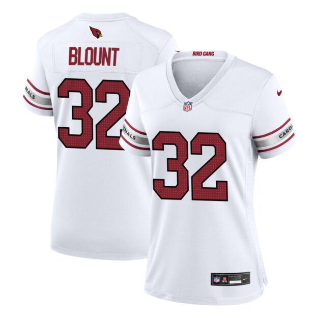 Joey Blount Women's Nike White Arizona Cardinals Custom Game Jersey