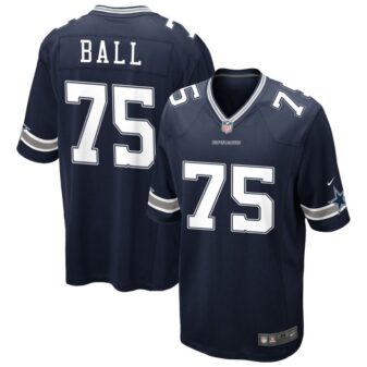 Josh Ball Men's Nike Navy Dallas Cowboys Custom Game Jersey