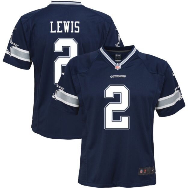 Jourdan Lewis Youth Nike Navy Dallas Cowboys Custom Game Jersey