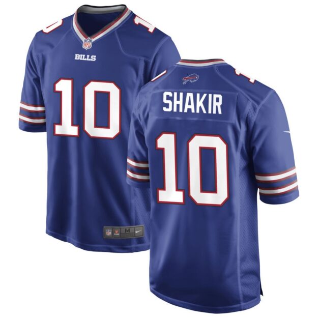 Khalil Shakir Men's Nike Royal Buffalo Bills Custom Game Jersey