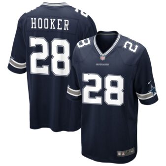 Malik Hooker Men's Nike Navy Dallas Cowboys Custom Game Jersey