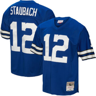 Men's Mitchell & Ness Roger Staubach Royal Dallas Cowboys Legacy Replica Jersey