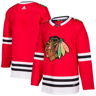 Men's adidas Red Chicago Blackhawks Home Authentic Blank Jersey