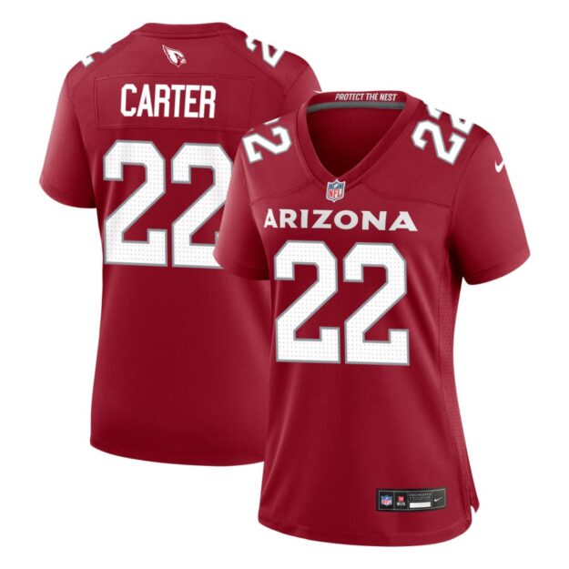 Michael Carter Women's Nike Cardinal Arizona Cardinals Custom Game Jersey