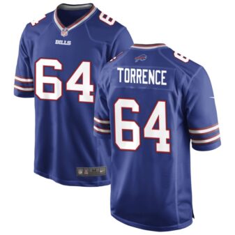 O'Cyrus Torrence Men's Nike Royal Buffalo Bills Custom Game Jersey