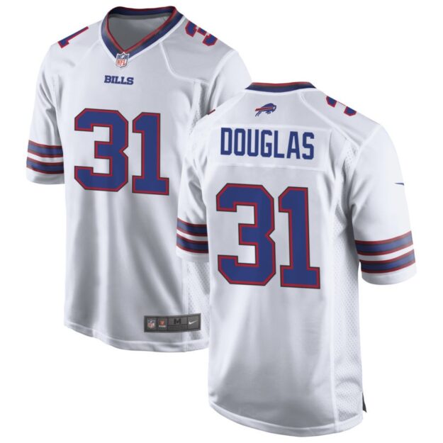 Rasul Douglas Men's Nike White Buffalo Bills Custom Game Jersey