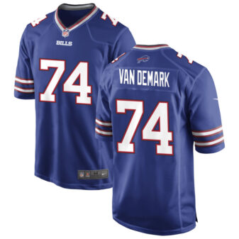 Ryan Van Demark Men's Nike Royal Buffalo Bills Custom Game Jersey