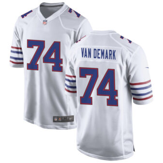 Ryan Van Demark Men's Nike White Buffalo Bills Alternate Custom Game Jersey