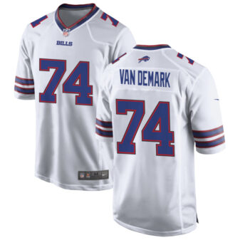 Ryan Van Demark Men's Nike White Buffalo Bills Custom Game Jersey