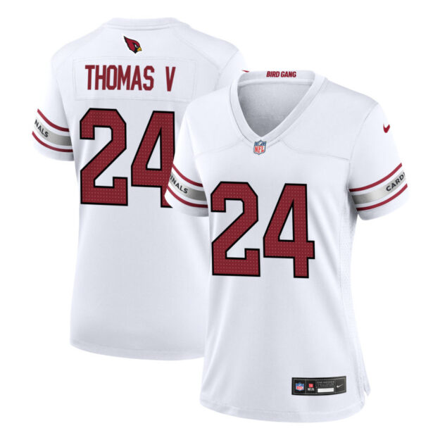 Starling Thomas V Women's Nike White Arizona Cardinals Custom Game Jersey