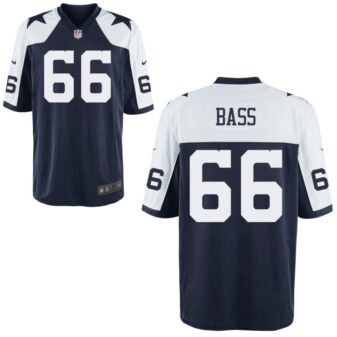 T.J. Bass Nike Youth Dallas Cowboys Customized Alternate Game Jersey