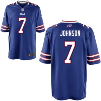 Taron Johnson Youth Nike Royal Buffalo Bills Custom Game Jersey