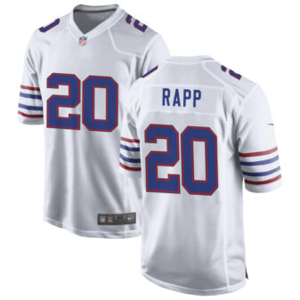 Taylor Rapp Men's Nike White Buffalo Bills Alternate Custom Game Jersey