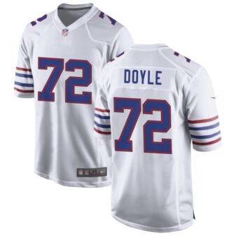 Tommy Doyle Men's Nike White Buffalo Bills Alternate Custom Game Jersey