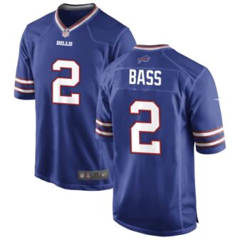 Tyler Bass Men's Nike Royal Buffalo Bills Custom Game Jersey