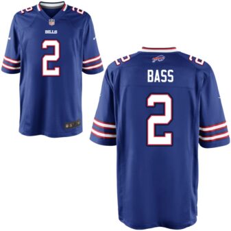 Tyler Bass Youth Nike Royal Buffalo Bills Custom Game Jersey