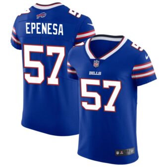 A.J. Epenesa Men's Nike Royal Buffalo Bills Vapor Elite Custom Jersey