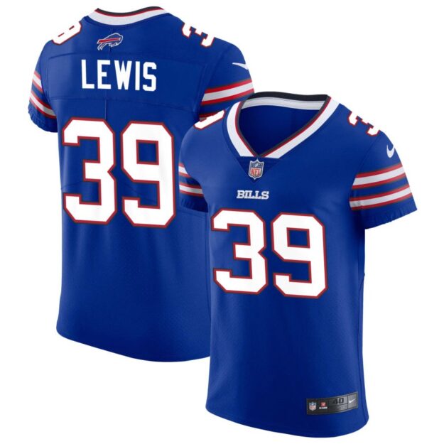 Cam Lewis Men's Nike Royal Buffalo Bills Vapor Elite Custom Jersey