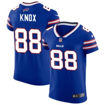 Dawson Knox Men's Nike Royal Buffalo Bills Vapor Elite Custom Jersey