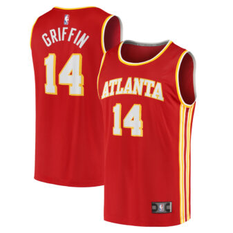 Men's Fanatics Branded AJ Griffin Red Atlanta Hawks Fast Break Replica Player Jersey - Icon Edition