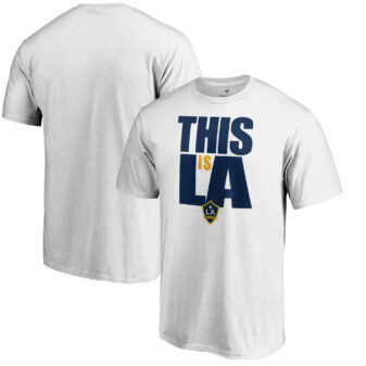 Men's Fanatics Branded White LA Galaxy Jersey Hook T-Shirt