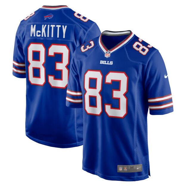 Men's Nike Tre McKitty Royal Buffalo Bills Team Game Jersey