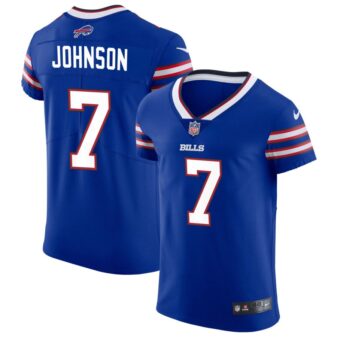 Taron Johnson Men's Nike Royal Buffalo Bills Vapor Elite Custom Jersey