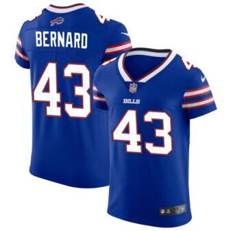 Terrel Bernard Men's Nike Royal Buffalo Bills Vapor Elite Custom Jersey