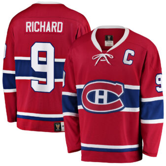 Men's Fanatics Branded Maurice Richard Red Montreal Canadiens Premier Breakaway Retired Player Jersey