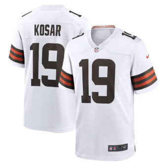 Men's Nike Bernie Kosar White Cleveland Browns Retired Player Game Jersey