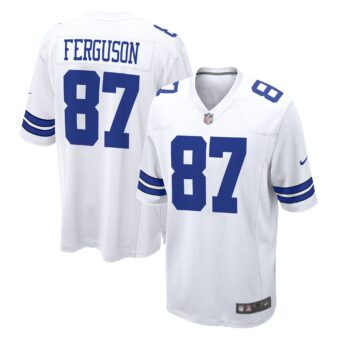 Men's Nike Jake Ferguson White Dallas Cowboys Game Jersey