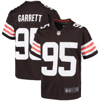 Youth Nike Myles Garrett Brown Cleveland Browns Game Jersey