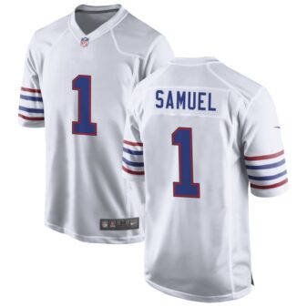 Curtis Samuel Men's Nike White Buffalo Bills Alternate Custom Game Jersey