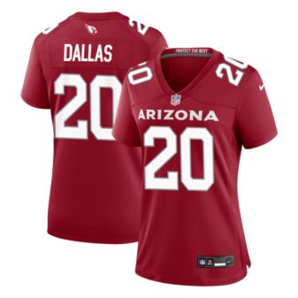 DeeJay Dallas Women's Nike Cardinal Arizona Cardinals Custom Game Jersey