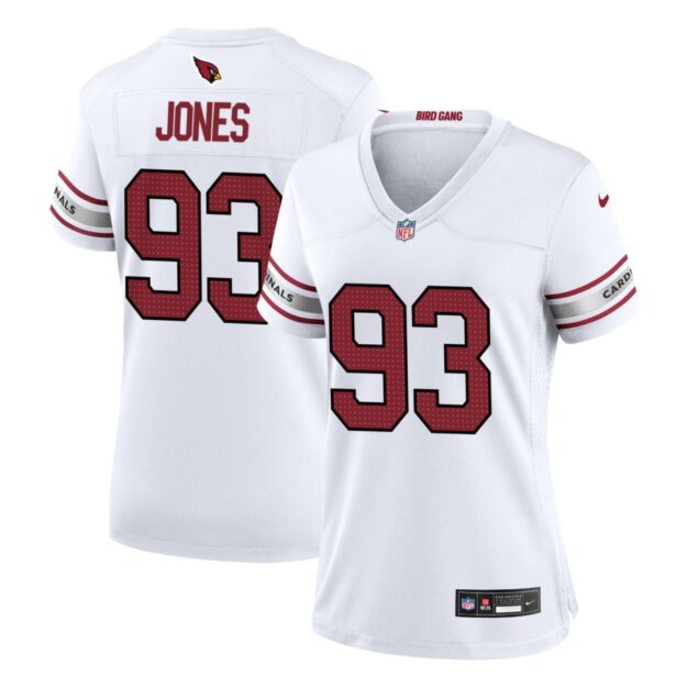 Justin Jones Women's Nike White Arizona Cardinals Custom Game Jersey