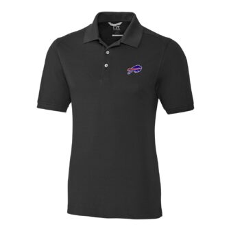 Men's Cutter & Buck Black Buffalo Bills Advantage Polo