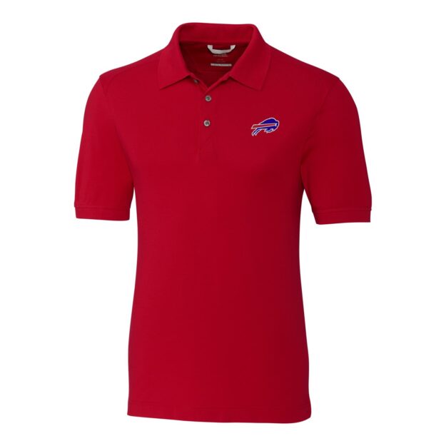 Men's Cutter & Buck Red Buffalo Bills Advantage Polo