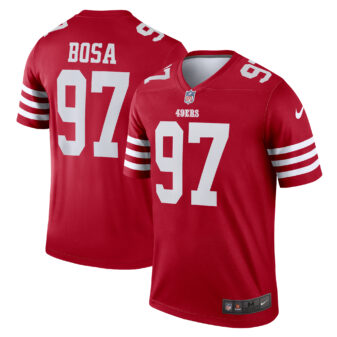 Men's Nike Nick Bosa Scarlet San Francisco 49ers Legend Jersey