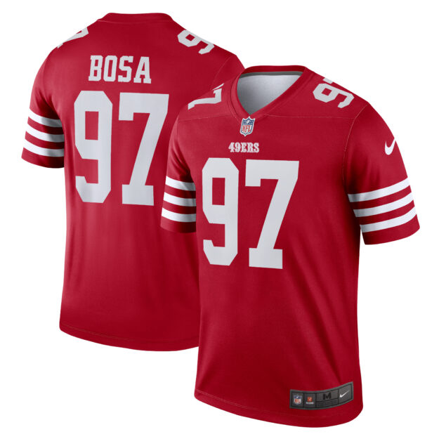 Men's Nike Nick Bosa Scarlet San Francisco 49ers Legend Jersey