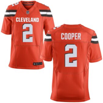 Amari Cooper Men's Nike Orange Cleveland Browns Custom Alternate Elite Jersey
