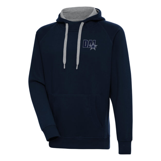 Men's Antigua Navy Dallas Cowboys Victory Pullover Hoodie