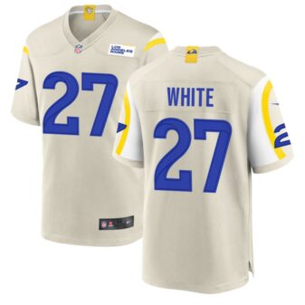 Tre'Davious White Men's Nike Los Angeles Rams Bone Custom Game Jersey