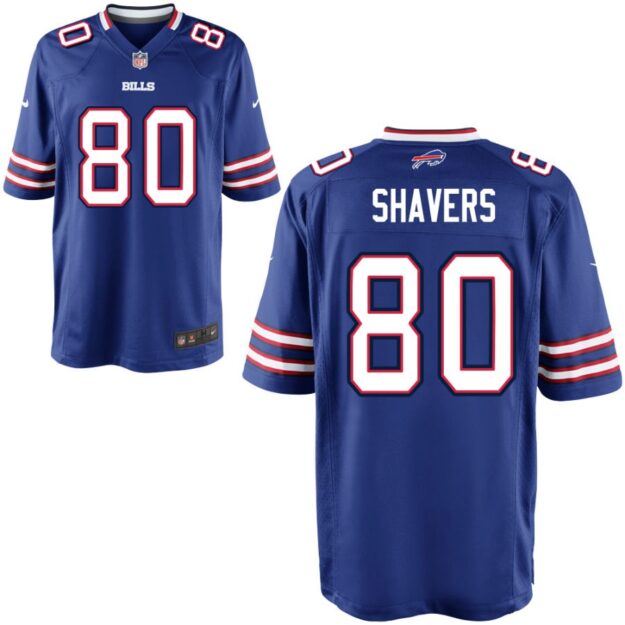 Tyrell Shavers Youth Nike Royal Buffalo Bills Custom Game Jersey