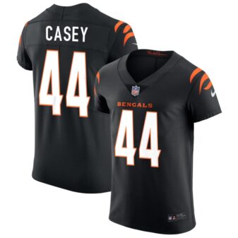 Aaron Casey Men's Nike Black Cincinnati Bengals Vapor Elite Custom Jersey